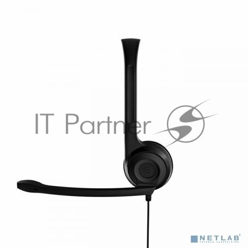 Гарнитура EPOS PC 8 чёрный, проводная, USB, подвижный микрофон, выключение микрофона