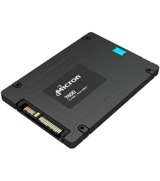 Накопитель SSD Micron 7400 PRO, 1920Gb, SSD, U.3, NVMe, PCIe 4.0 x4, 3D TLC, R/W 6500/2200MB/s, IOPs 430 000/95 000, 3500TBW, DWPD 1 (5 лет)
