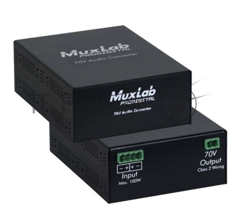 Преобразователь MuxLab 500755-70V аналогового сигнала усилителя в электрический 70В