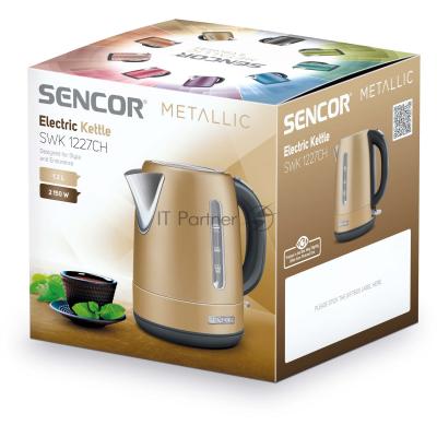 Чайник электрический Sencor SWK 1227CH 1,2 л, 2150 Вт