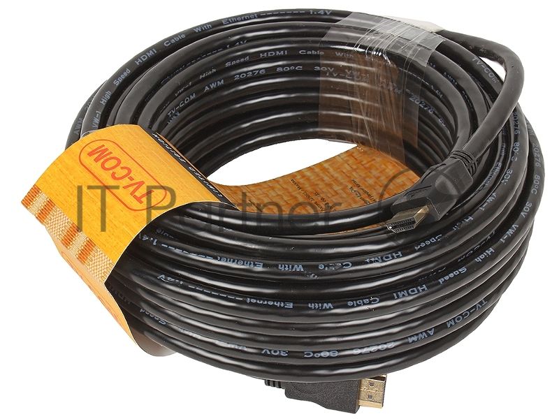 Кабель цифровой TV-COM HDMI19M to HDMI19M, V1.4+3D, 15m CG150S-15M