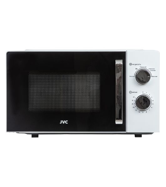 Микроволновая печь JVC JK-MW134M белый, 20 л, 700 Вт, переключатели - поворотный механизм