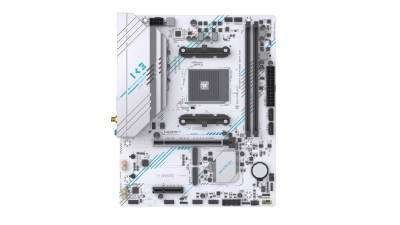 Материнская плата MAXSUN MS-B550M GAMING WIFI ICE, AM4, AMD B550, 2xDDR4, 2xSATA, 2xM.2, 1xPCIe 4.0 x16, 1xPCIe 3.0 x4, 1xHDMI, 1xDP, 1x1Gb LAN, Wi-Fi 5, Bluetooth 4.2, 2xUSB-A 5Gbps, 4xUSB-A 2.0, 3x3.5 мм, 5.1, mATX