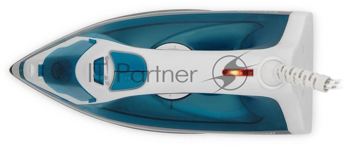 Утюг Maxwell MW-3056, белый/синий