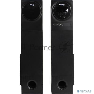 Акустическая система Dialog Progressive AP-2300 черный 2.0 (80W RMS, BT, FM, USB, SD, беспр.микрофон,ДУ)