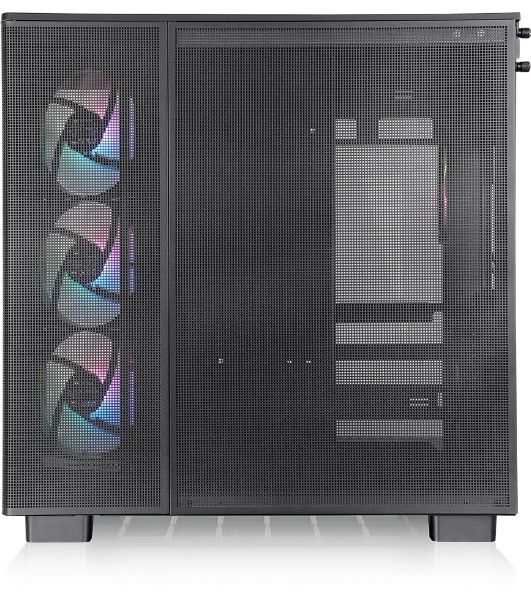 Компьютерный корпус Thermaltake View 380 XL TG ARGB черный без БП E-ATX 2x120мм 2xUSB3.0 audio bott PSU