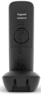 Дополнительная трубка Dect Gigaset AS690HX черный для AS690