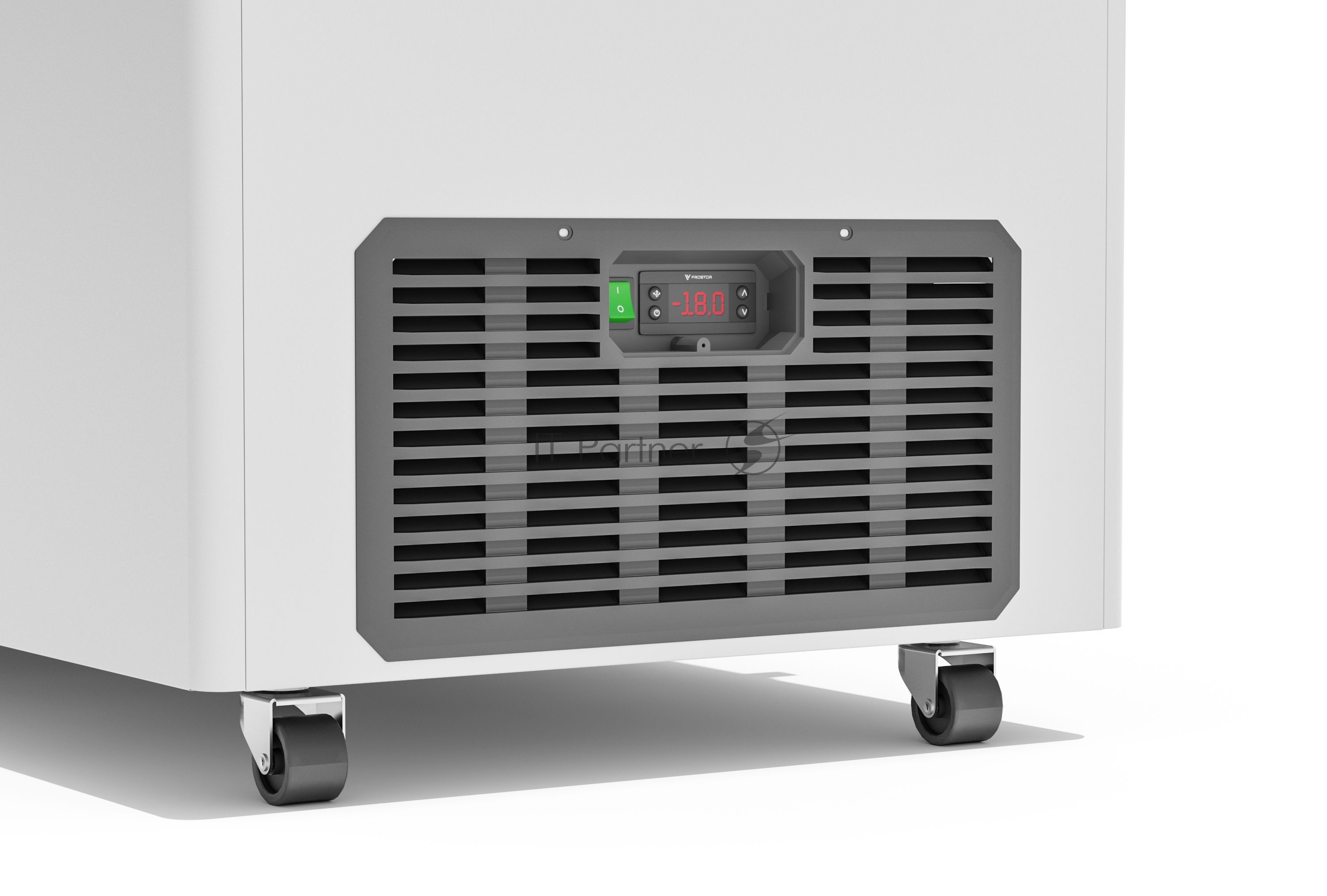 Морозильный ларь FROSTOR GELLAR FG 500 E, белый/красный, 450л, 5 корзин