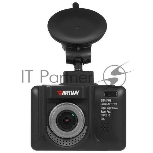 Видеорегистратор с радар-детектором Artway MD-108 GPS черный