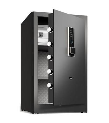 Сейф Deli ET597 800x480x420 мм, электронный/ключевой/биометрический, черный