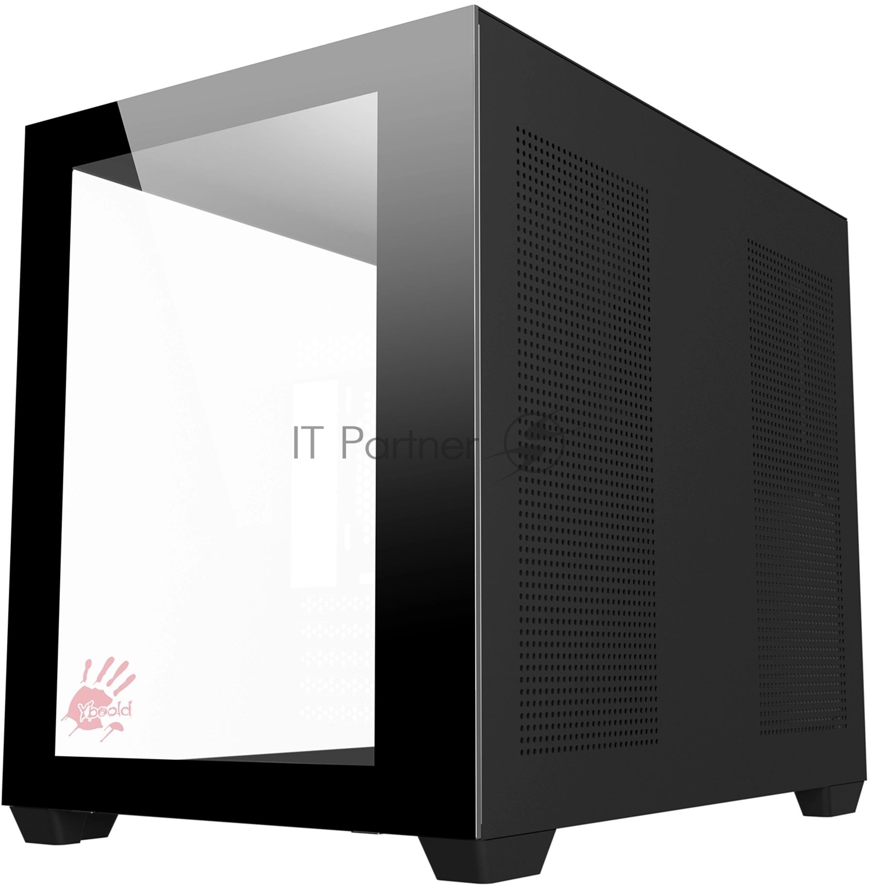 Компьютерный корпус Bloody BD-CC108 черный без БП mATX 9x120мм 2xUSB 3.0 audio bott PSU