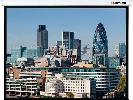 Экран с электроприводом Lumien Master Control 229x305 см (146") Matte White FiberGlass черная кайма по периметру