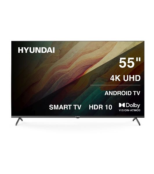Телевизор Hyundai 55" H-LED55BU7009 черный LED UHD 60Hz Smart TV