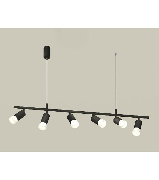 Светильник Ambrella light XB9006330/6 SBK/FR черный песок/белый матовый MR16 GU5.3 (С9006, С6323, N6258)