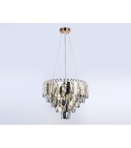Светильник Ambrella light TR5256/8 SGD/CL золото/прозрачный E27*8 max 40W D500*350