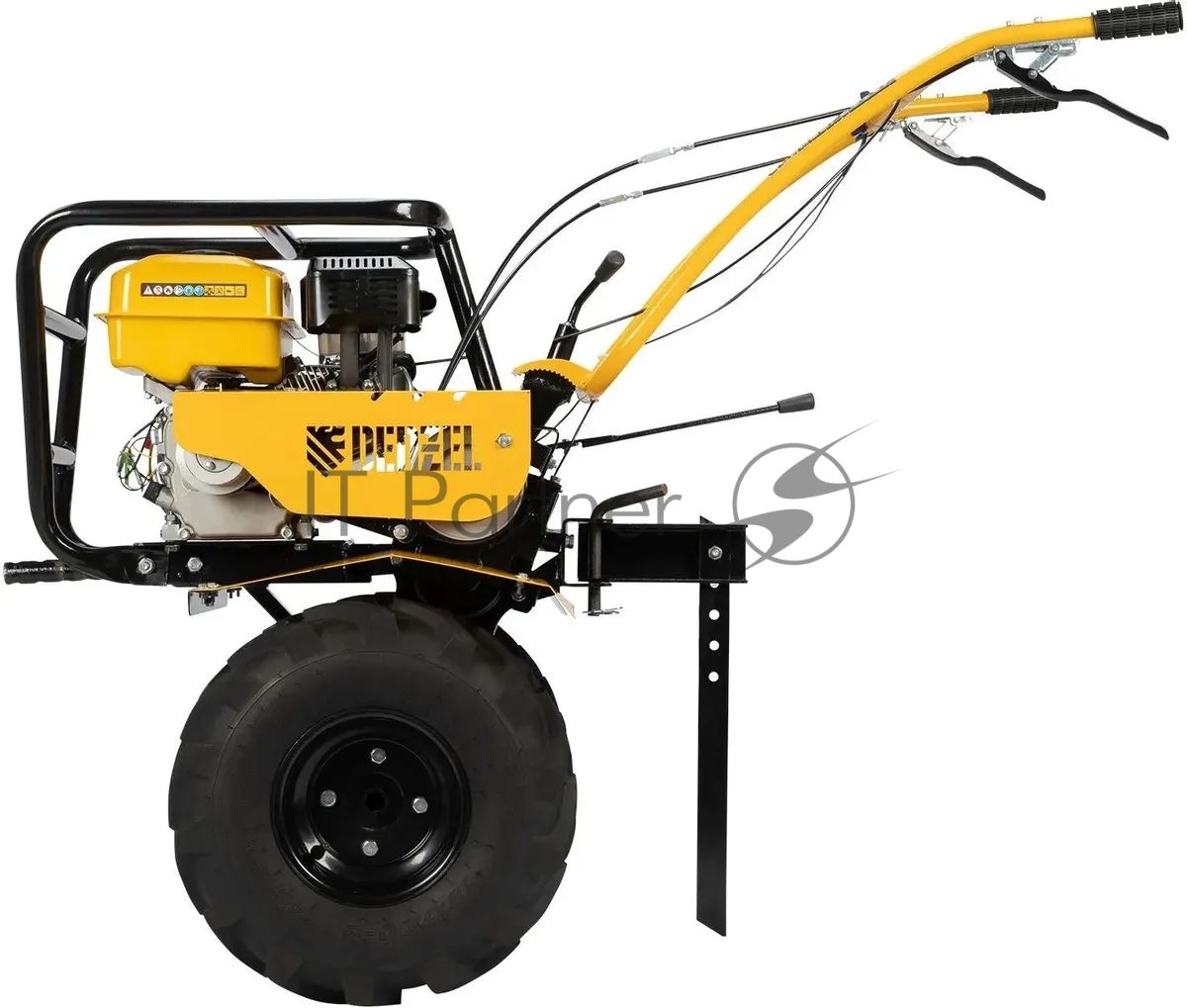 Мотоблок Denzel DPT-470S-PRO, 7 л.с., ремен.сцеп, фрез 3х4, ШОМ, передачи 4В/2Н