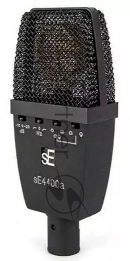 Микрофон конденсаторный sE Electronics [SE 4400] универсальный студийный, бродкастовый и туровый, 20 Гц - 20 кГц, кардиоида, всенаправленная, восьмерка, гиперкардиоида, комплектация: держатель "паук", металлический кейс