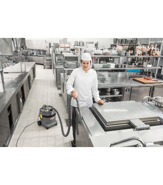 Пылесос строительный Karcher NT 22/1 Ap Te серый, 1300 Вт, уборка сухая/влажная, пылесборник мешок/контейнер, 22 л