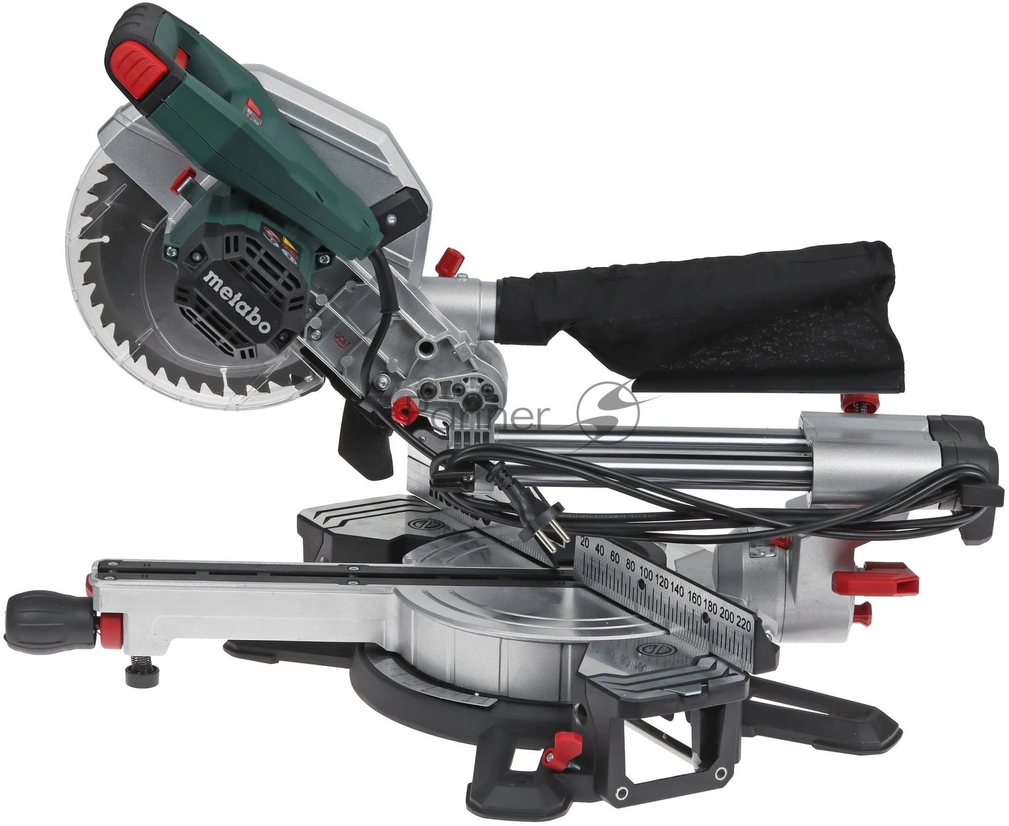 Торцовочная пила Metabo KGS 216 M Set 1500Вт 5000об/мин d=216мм