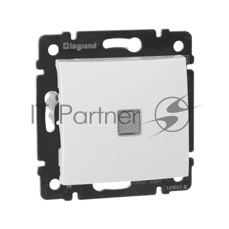 Legrand Legrand 774426 Переключатель 2 напр. 10А Valena с подсветкой (белый)