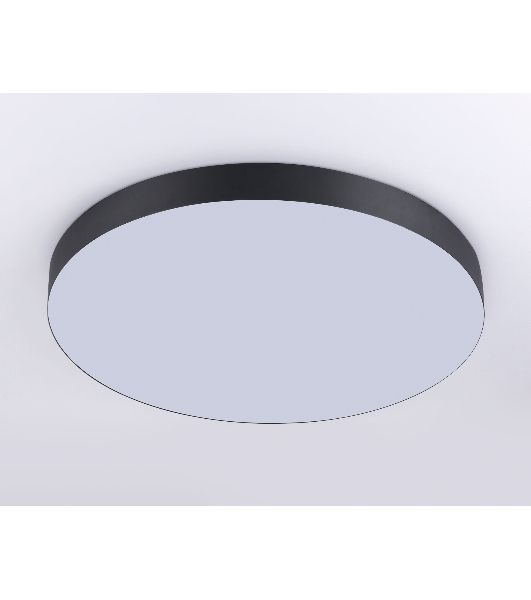 Потолочный светодиодный светильник Ambrella light FV5537 BK черный LED 90W 3000K D600*58 (Без ПДУ)