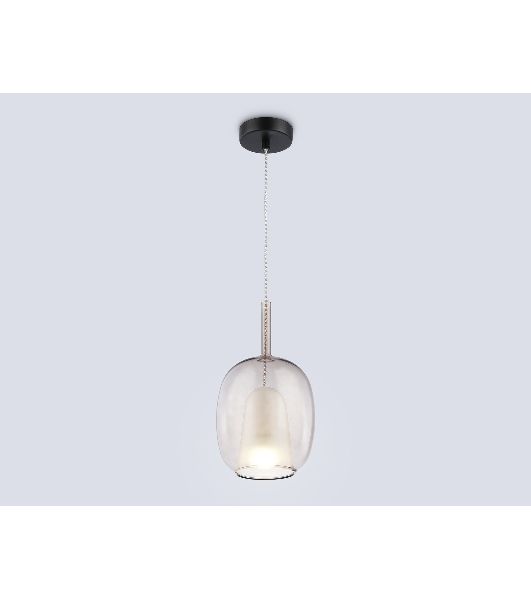 Подвесной светильник Ambrella light LH11125 BK/WH/TI черный/белый/янтарь E27 max 60W D175*310