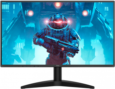 Монитор 23.8" AOC 24B36X IPS 1920x1080, 144 Гц, 4 мс, 16:9, 250 кд/м², HDMI, DP, HDR, Flicker Free, Low Blue Light, безрамочный дизайн, черный