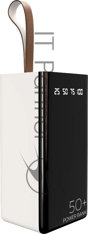 Портативный аккумулятор 50000mAh 2USB 2.1A More choice PB60-50, белый