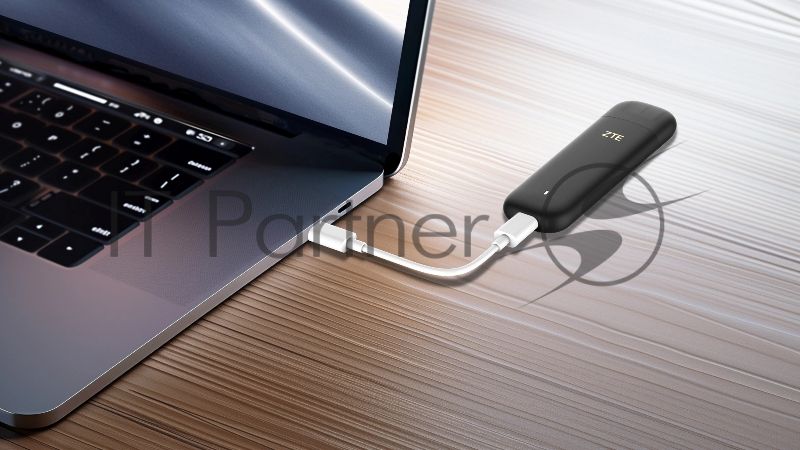 Модем 3G/4G ZTE F30Pro USB Wi-Fi VPN Firewall +Router внешний черный