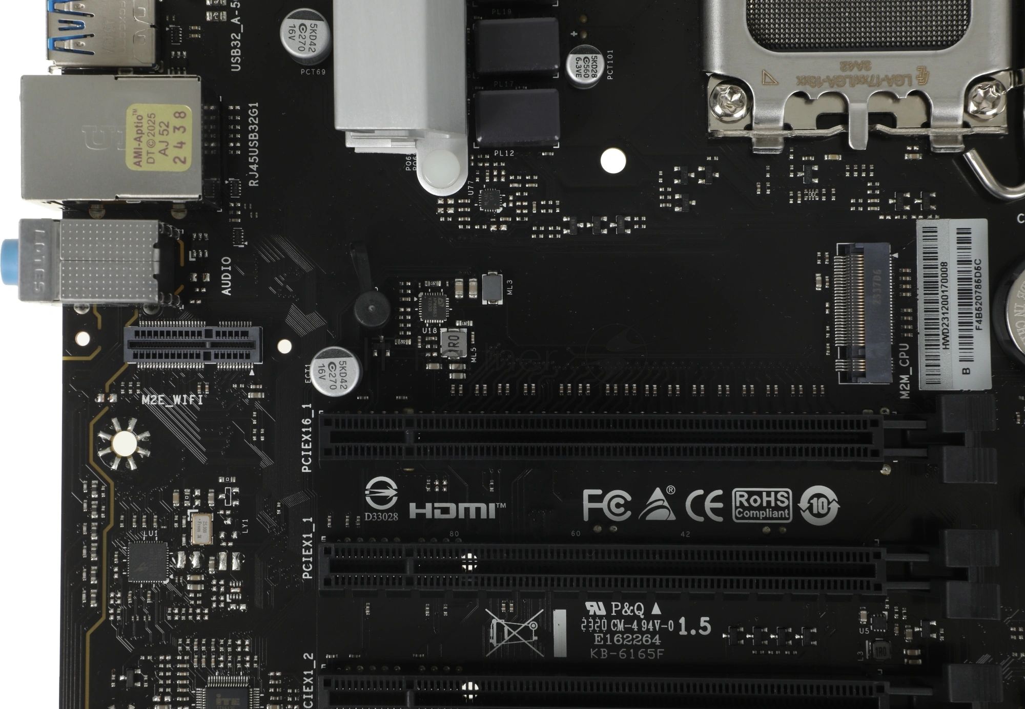 Материнская плата Biostar B760MXC PRO, LGA1700, Intel B760, 4xDDR5, 8xSATA, 2xM.2, 1xPCIe 4.0 x16, DVI-D, HDMI, D-Sub, 1x2.5Gb LAN, 3x3.5 мм, 7.1, microATX