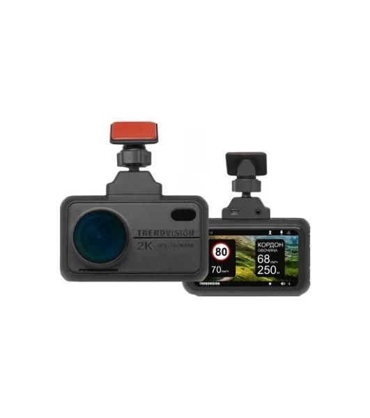 Видеорегистратор TrendVision TDR-721S EVO, 2560x1440, 3", GPS/ГЛОНАСС, Wi-Fi, G-сенсор, датчик движения, GPS-информатор