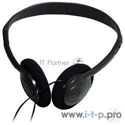 Проводные наушники Ritmix RH-501 черный, накладные, Jack 3.5 мм, складная конструкция