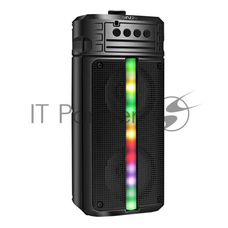 Колонка-ВТ Ginzzu GM-914B 20W/TWS/1800mAh/FM/USB/RGB черный