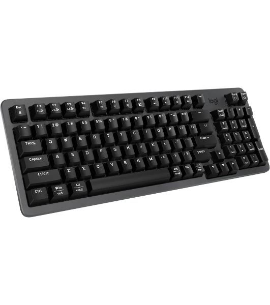 Клавиатура Logitech K868 гибридная, USB Type-A, Bluetooth, радиоканал, чёрный