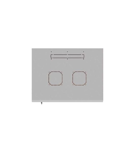 Шкаф коммутационный Suprlan (05-1093) настенный 12U 600x450 мм пер. дв. стекл направл. под закл. гайки 70 кг RAL 7035 385 мм 19 кг 500 мм