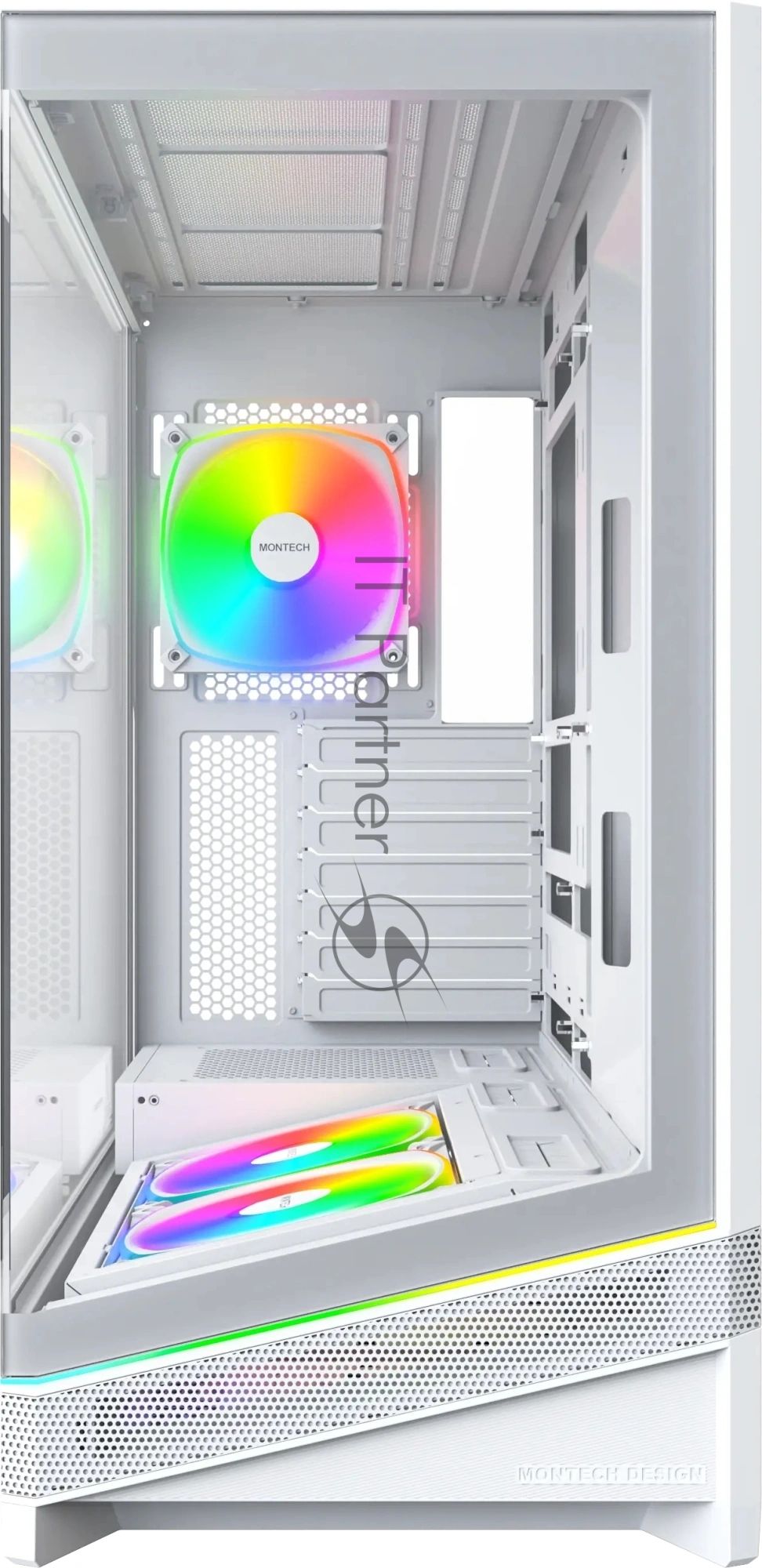 Корпус Montech SKY 3 белый без БП ATX 8x120mm 5x140mm 2xUSB3.0 audio bott PSU
