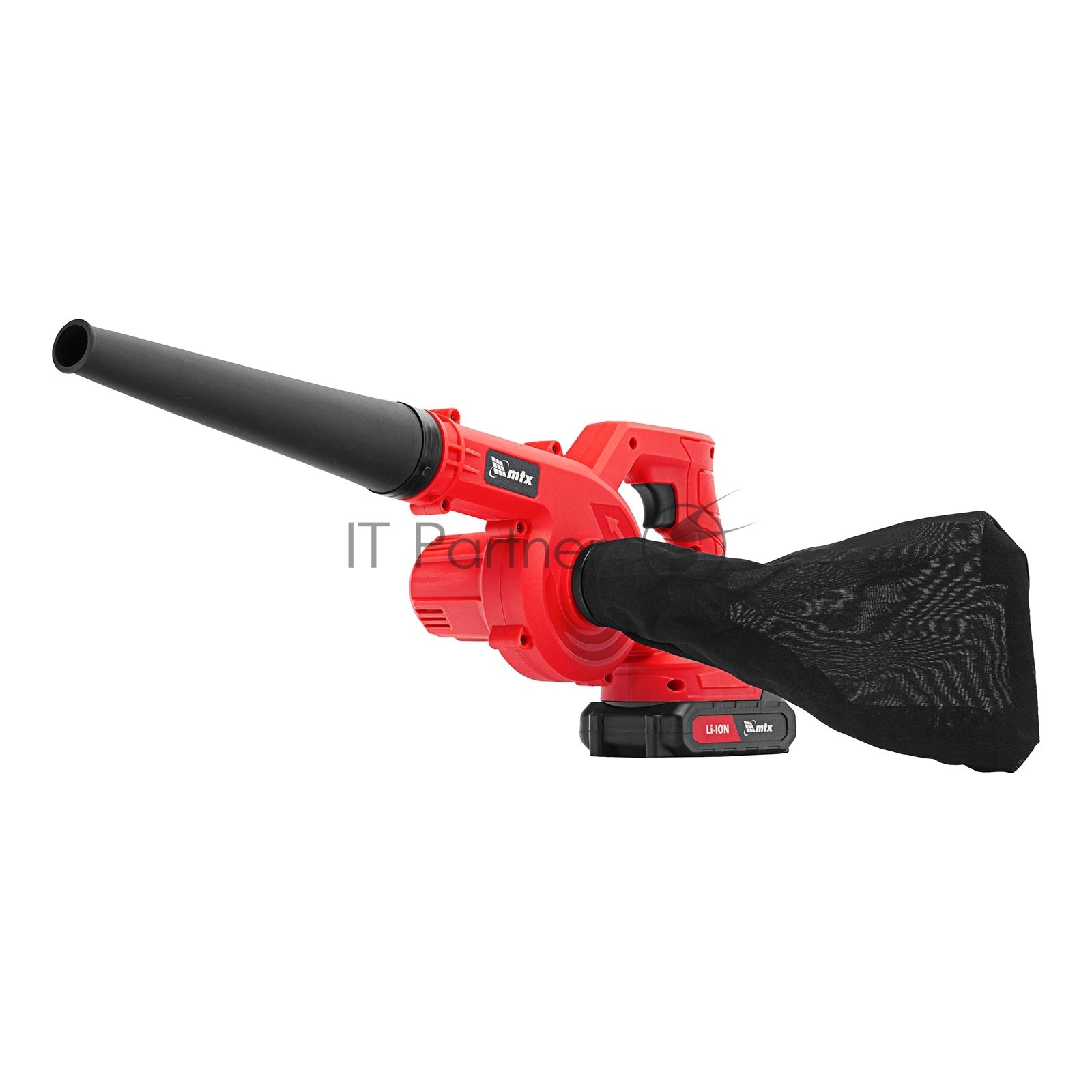 Воздуходувка-пылесос акк. портативная MTX LB-185, 35 м/с, 170 м3/ч, Li-Ion, 20 В