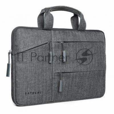 Сумка Satechi Water-Resistant Laptop Carrying Case для ноутбуков до 15" дюймов. Материал нейлон. Цвет серый.