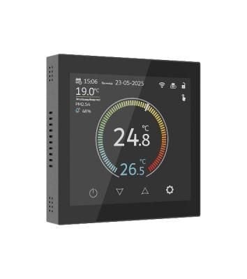 Умный сенсорный терморегулятор с LCD дисплеем (черный) W1851108