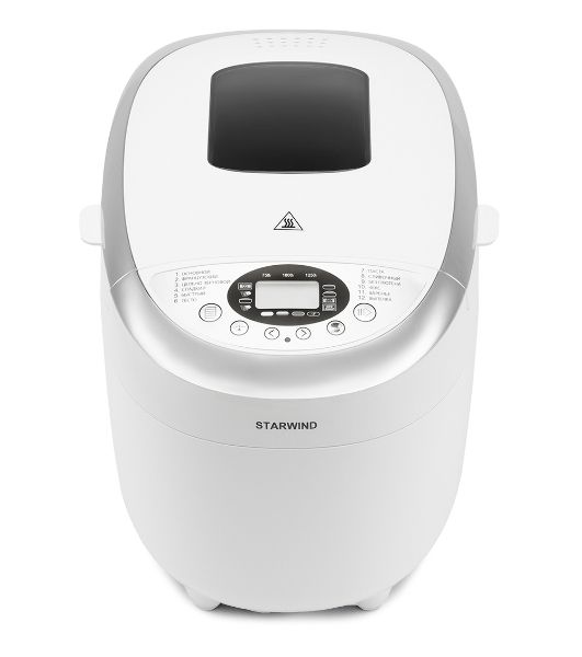 Хлебопечка Starwind SBMM1224 белый, 850 Вт, 1.25 кг, 12 программ