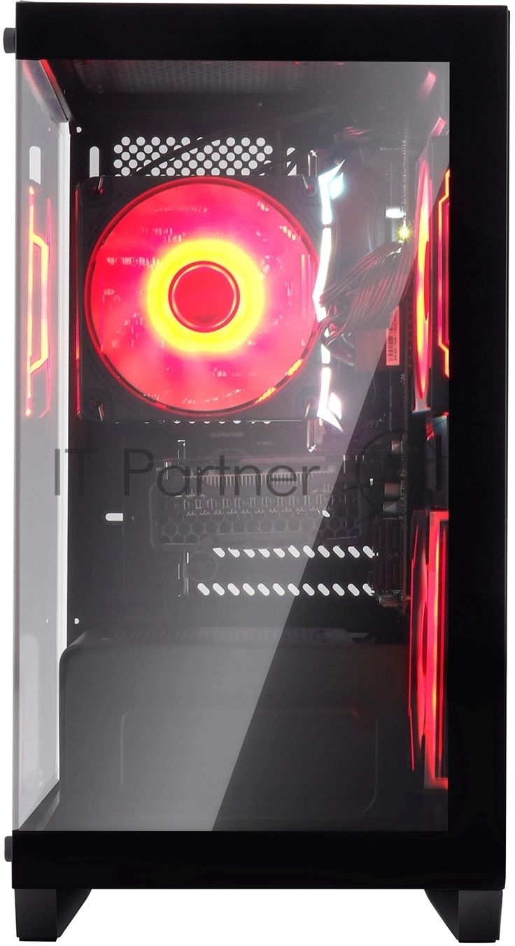 Компьютерный корпус Bloody BD-CC103 черный без БП mATX 7x120мм 1xUSB 2.0 1xUSB 3.0 audio bott PSU