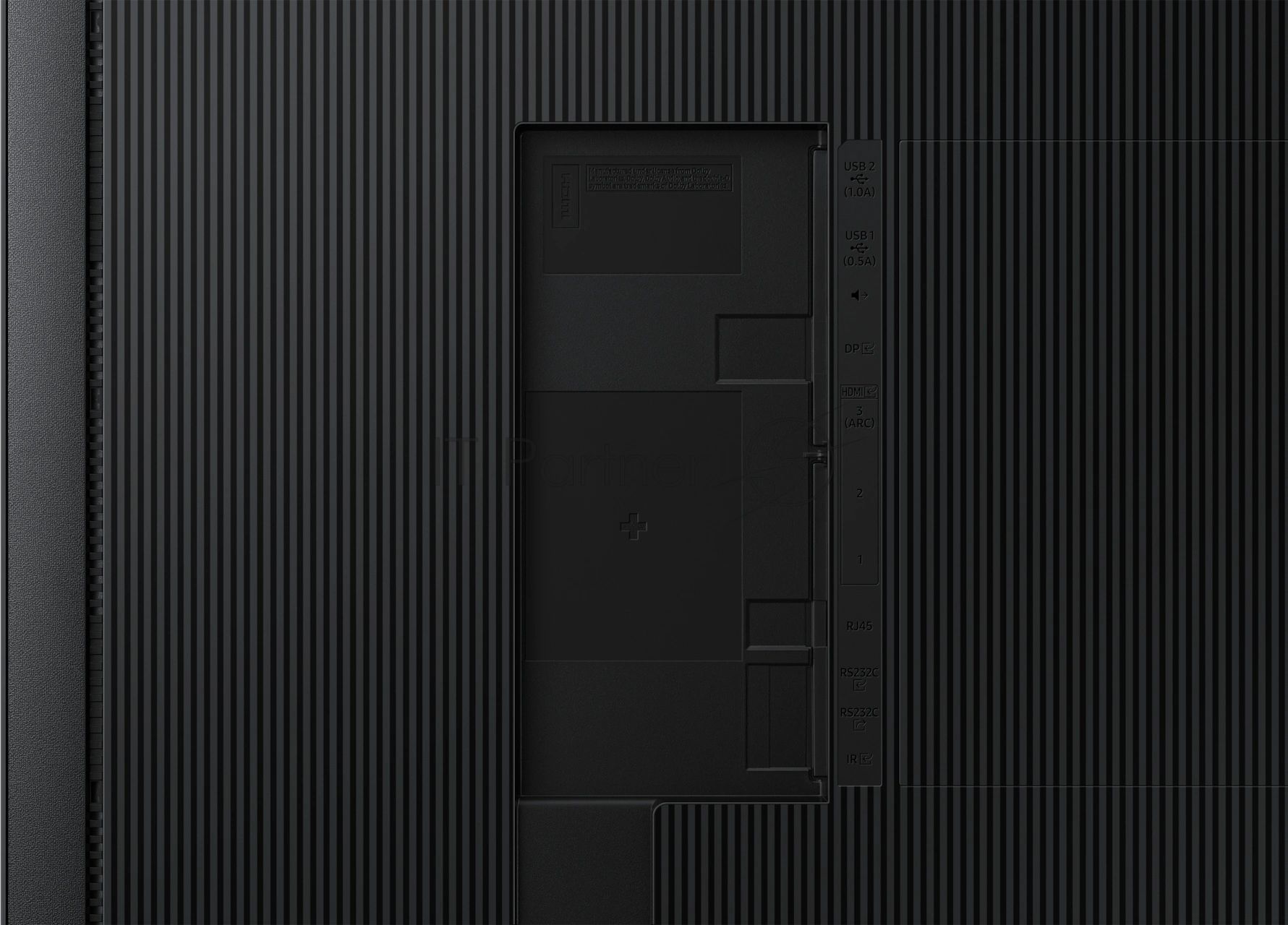 Панель Samsung QM75C черный, 75", VA, 3840 x 2160, 500 кд/м2, 24/7, 4000:1, Tizen 7.0, 178/178