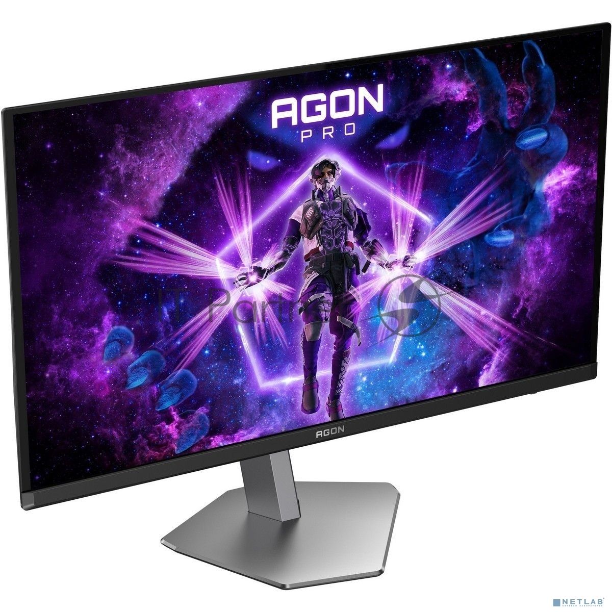 Монитор 26.5" AOC AGON AG276QKD2 QD-OLED 2560x1440, 500 Гц, 0.03 мс, 16:9, 1000 кд/м² (пиковая), DisplayHDR True Black 500, 2×HDMI 2.1, DP 2.1, USB Hub (2×USB-A 3.2 Gen1), 3.5 Jack, динамики (2×5 Вт), Adaptive-Sync, антибликовое покрытие, черно-серый