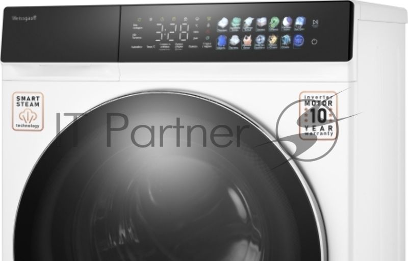 Стиральная машина Weissgauff WM 995 Autodose Inverter Touch белая, загрузка фронтальная 11кг, 1400 об/мин., класс: A+++