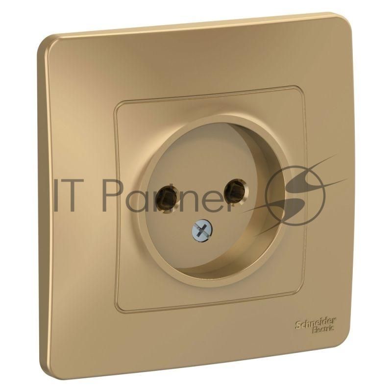 Розетка СП BLANCA 16А 250В без шторок без заземл. титан SchE BLNRS000014