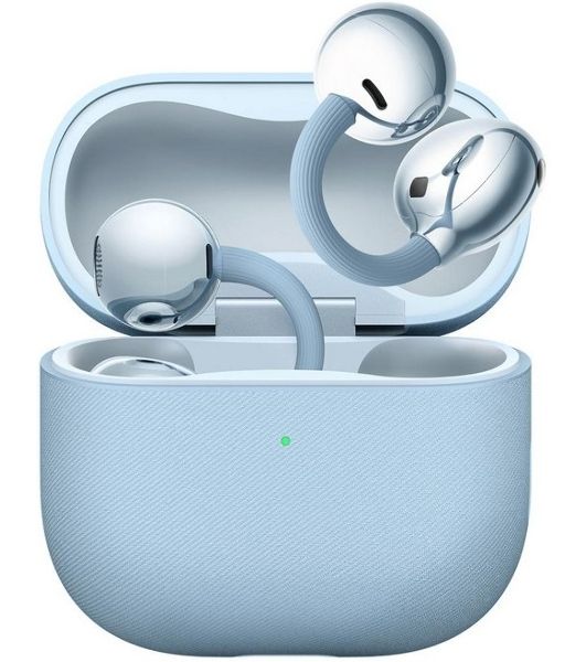 Наушники TWS Huawei FreeClip 2 синий, открытые (клипсы), Bluetooth, быстрая зарядка, до 8 ч