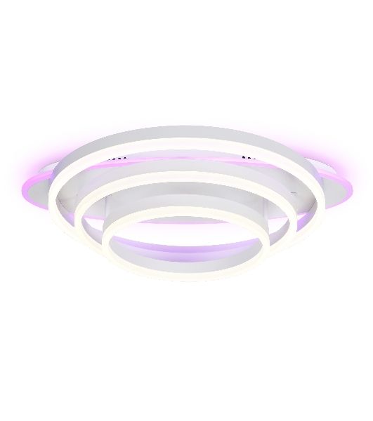 Светильник Ambrella light FA8522 WH белый 146W 3000K-6400K+RGB 560*500*150 (ПДУ РАДИО 2.4G)