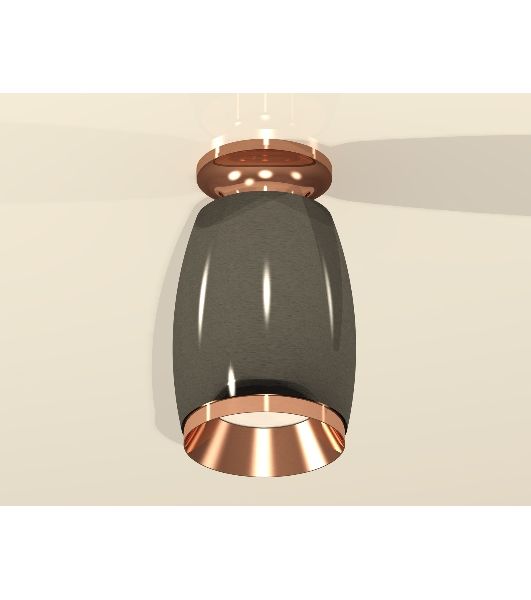Светильник Ambrella Light XS1123044 DCH/PPG черный хром/золото розовое полированное MR16 GU5.3 (N6906, C1123, N7035)