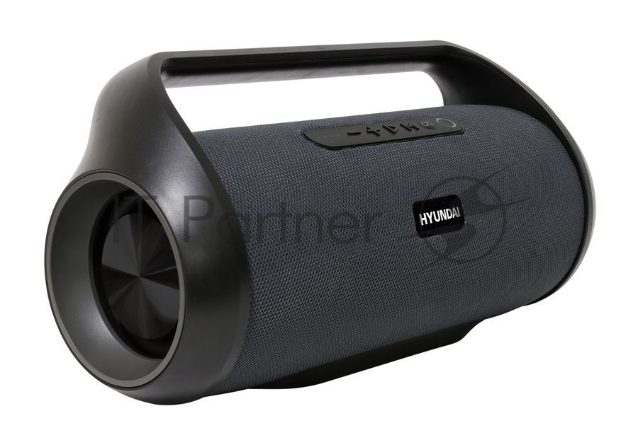Колонка портативная Hyundai H-PAC420 серый/черный 50W 2.0 BT/3.5Jack/USB 10м 3600mAh