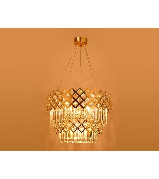 Светильник Ambrella light TR5275/8 GD/CL золото/прозрачный E14/8 max 40W D520*880